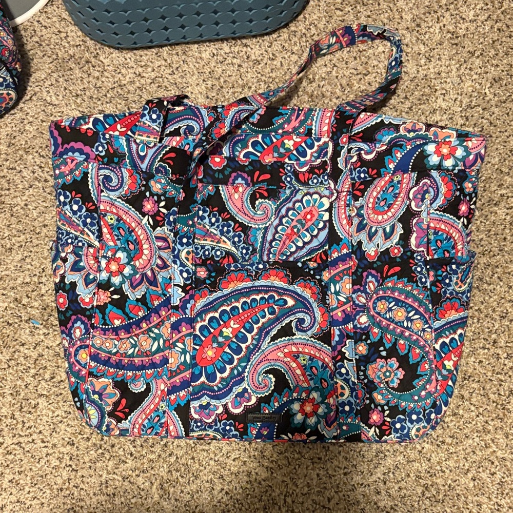 Colorful Paisley Tote Bag